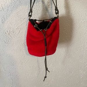 Muun Red Bucket Bag